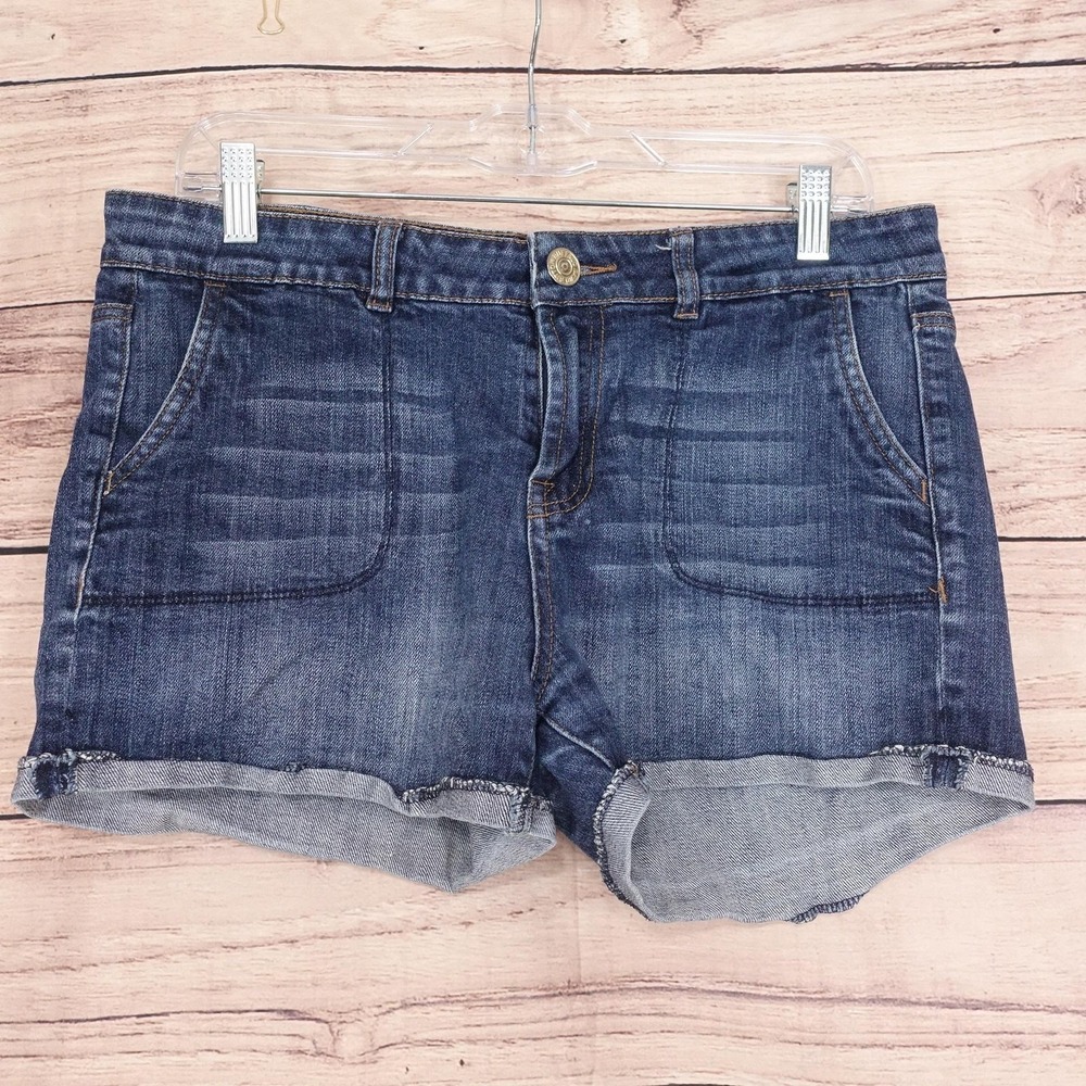Buffalo David Bitton Cut-Off Denim Shorts Womens Size 30‎ Blue